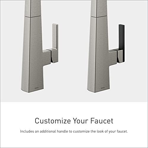 Moen Nio Spot Resist Stainless One-Handle Pull-down Kitchen Faucet with Power Clean, Includes Secondary Finish Handle Option, S75005SRS - Image 2