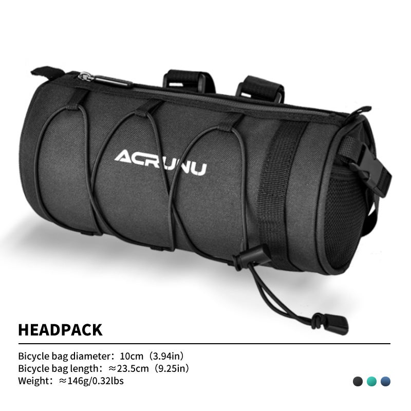 Generic ACRUNU Bike Saddle Bag Waterproof Top Tube Cycling Pouch Black