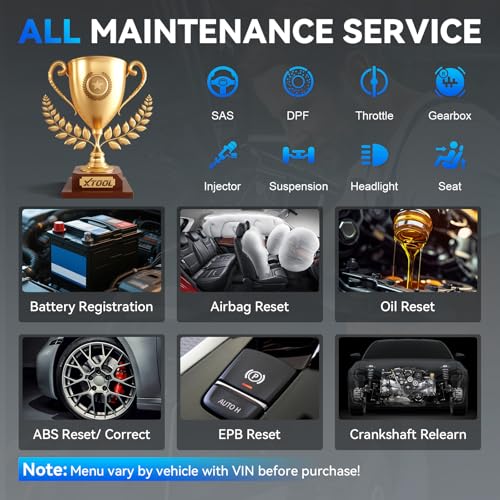 XTOOL XTOOL IP500 for BMW OBD2 Scanner, Full Systems Bidirectional Scan Tool with ECU Coding, Battery Registration Tool for BMW/MiNi/RR, All Reset Services-(Injector Coding/BMS/ABS), Lifetime Free Update - Image 4