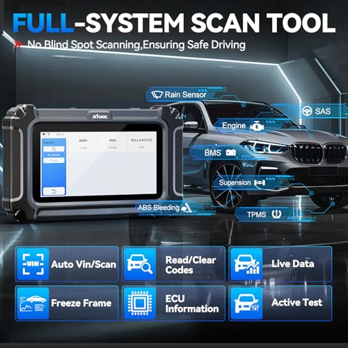 XTOOL XTOOL IP500 for BMW OBD2 Scanner, Full Systems Bidirectional Scan Tool with ECU Coding, Battery Registration Tool for BMW/MiNi/RR, All Reset Services-(Injector Coding/BMS/ABS), Lifetime Free Update - Image 5