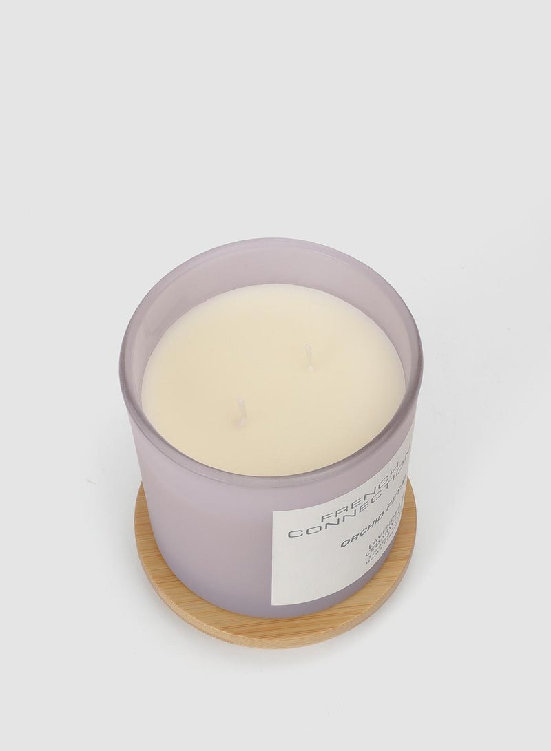 French Connection Pastel Range Orchid Petal Candle -Large - Image 2