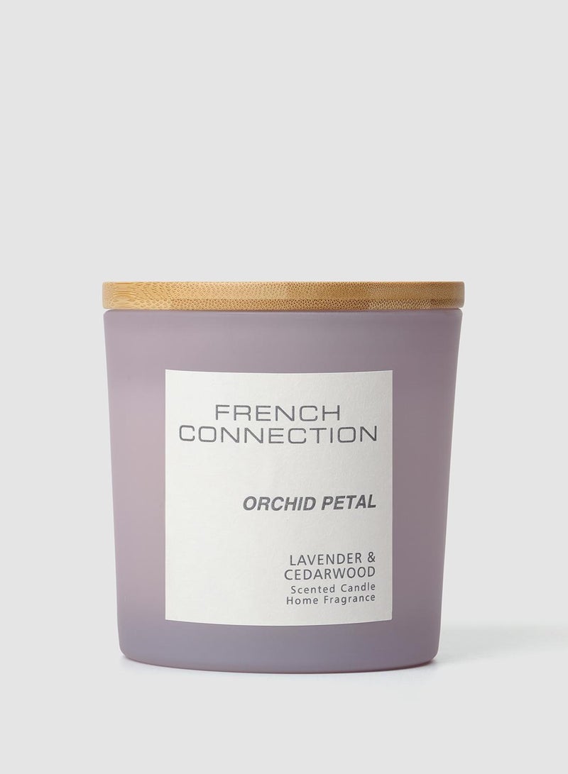 French Connection Pastel Range Orchid Petal Candle -Large - Image 3
