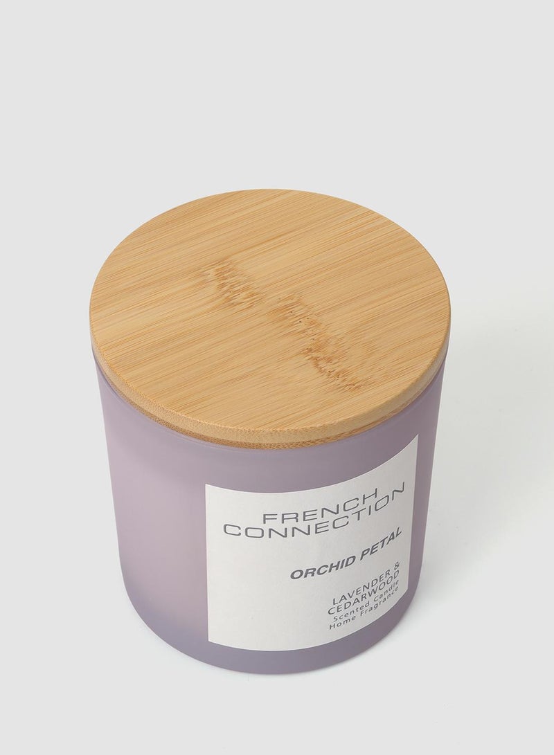 French Connection Pastel Range Orchid Petal Candle -Large - Image 5