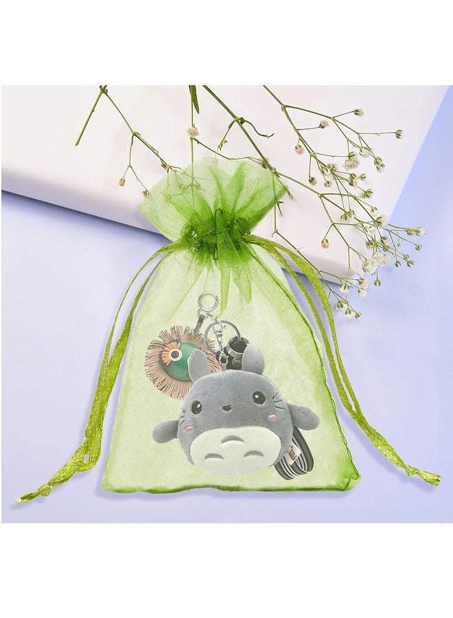 50Pcs Organza Bags, 4"x6" Sheer Drawstring Gift Bags, Organza Jewelry Pouches, Party Favor Bags, Sage Green Organza Gift Bags, Packaging Bags for Jewelry, Makeup, Candy, Festival - Image 5