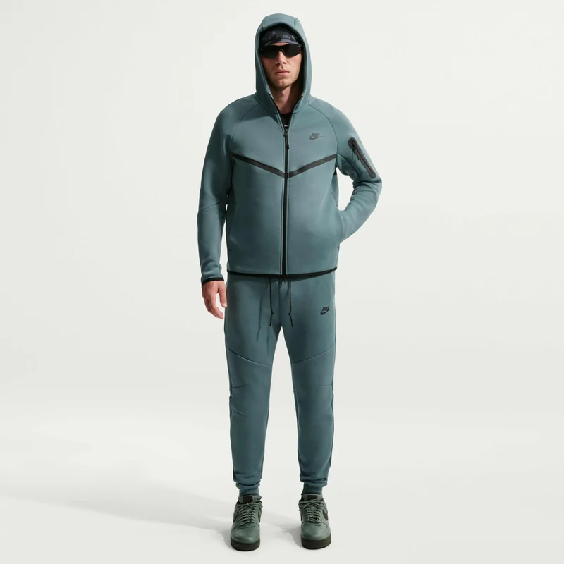 Nike Green Men's Tech Fleece Windrunner Hoodie for Men | Best Price UAE