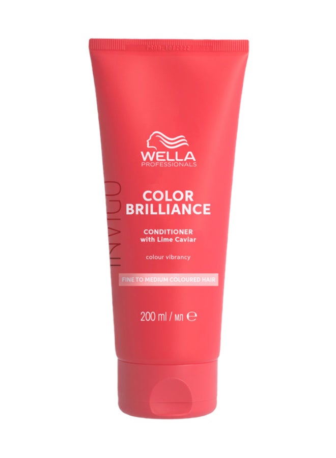 Wella Professionals Invigo Color Brilliance Vibrant Color Conditioner 200Ml - For Fine To Medium Hair - Image 1