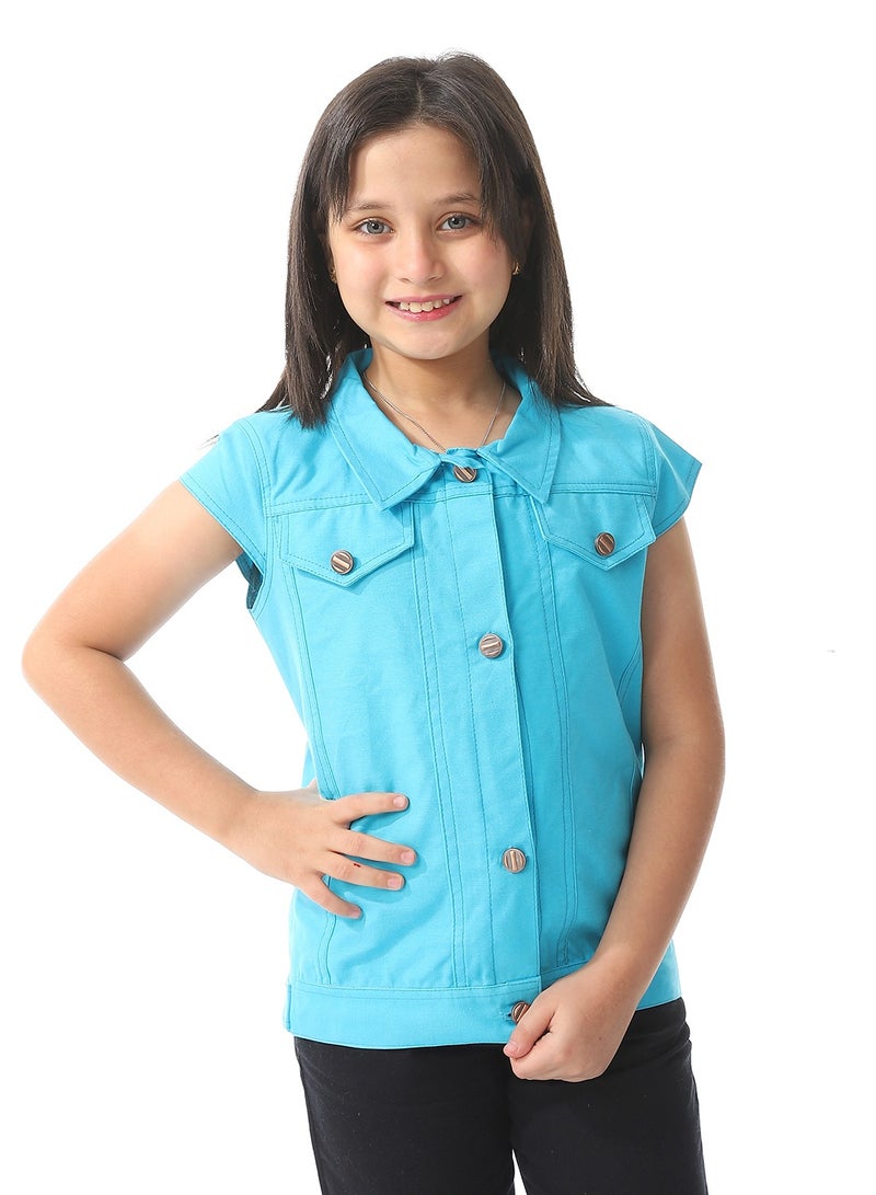 Caesar Gils gabrdine vest - Image 1
