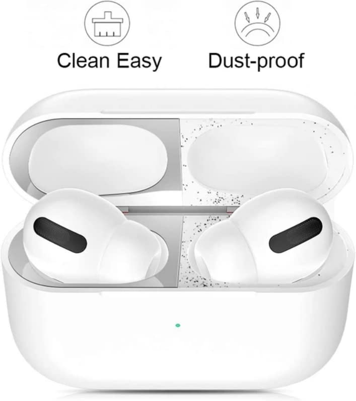 MMAK MAK Dust Guard Film Protector Ultra Thin 0.03 mm for Airpods Pro Case, Silver - Image 2