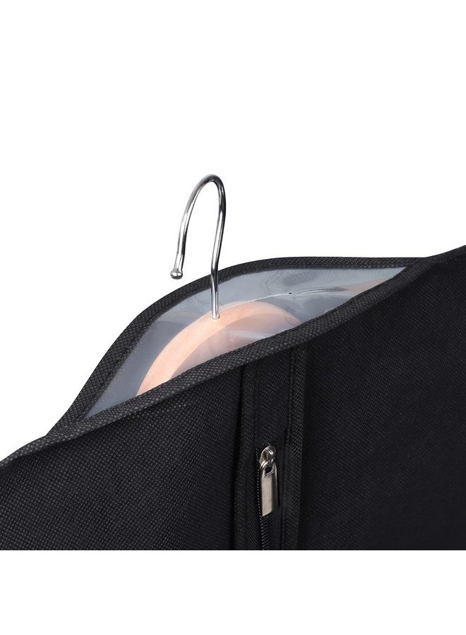 KEEGH KEEGH Hanging Garment Bags for Storage 60 Inch Protect Dress Suit Shirts Gown Covers with Zipper and Clear Window (Set of 6)  - Image 4