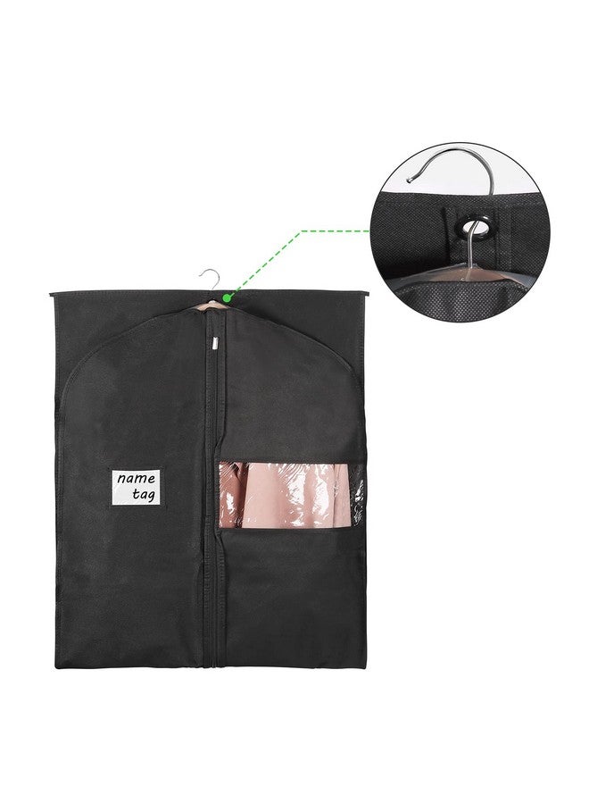 KEEGH KEEGH Hanging Garment Bags for Storage 60 Inch Protect Dress Suit Shirts Gown Covers with Zipper and Clear Window (Set of 6)  - Image 5