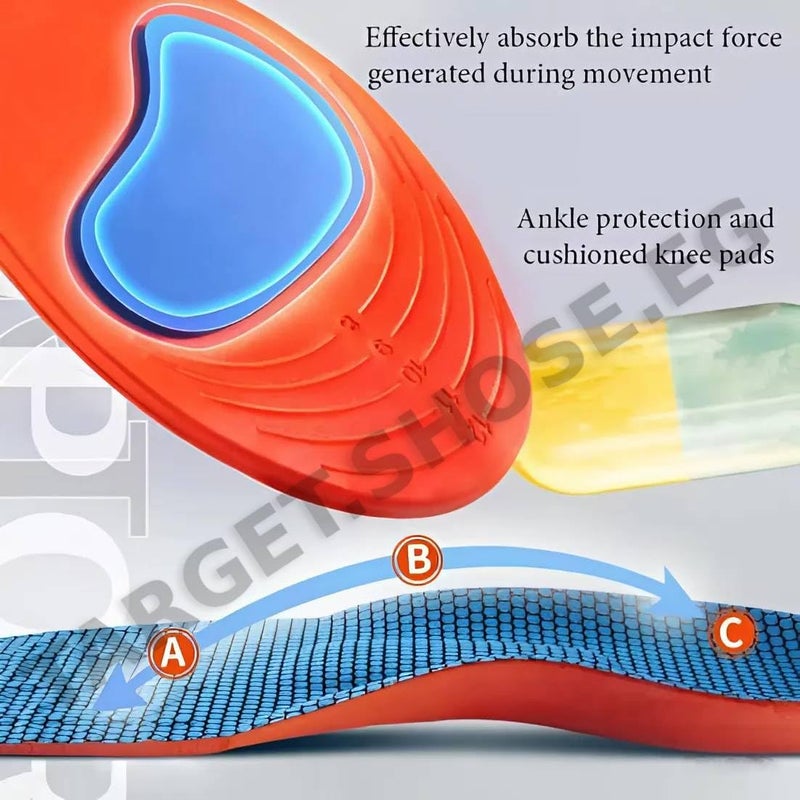 Tishta Medical Athletic Arch & Heel Insoles for Men & Women | Full Foot Support & Reduce Walking & Standing Pain | Athletic & Dress Shoes â€“ Adjustable & Comfortable All Day Size 41-45 - Image 4