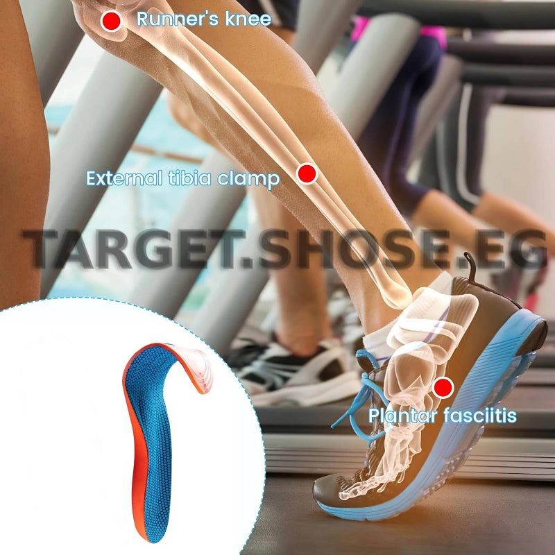 Tishta Medical Athletic Arch & Heel Insoles for Men & Women | Full Foot Support & Reduce Walking & Standing Pain | Athletic & Dress Shoes â€“ Adjustable & Comfortable All Day Size 41-45 - Image 5