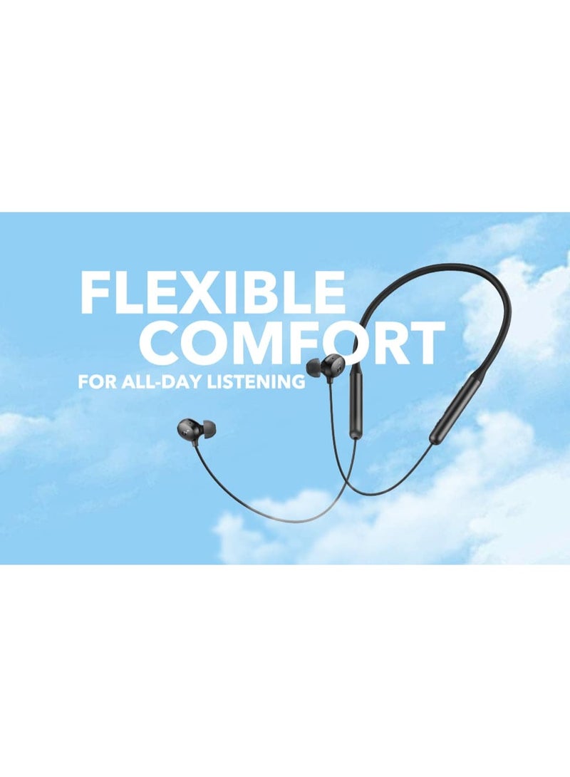 Life U2i Bluetooth In-Ear Neckband Earphones – Deep Bass, AI-Enhanced Calls, Bluetooth 5.3, 20H Battery, IPX5 Water Resistance, Lightweight  Foldable Design – Ideal for Workouts, Travel, and Daily Use - Image 5