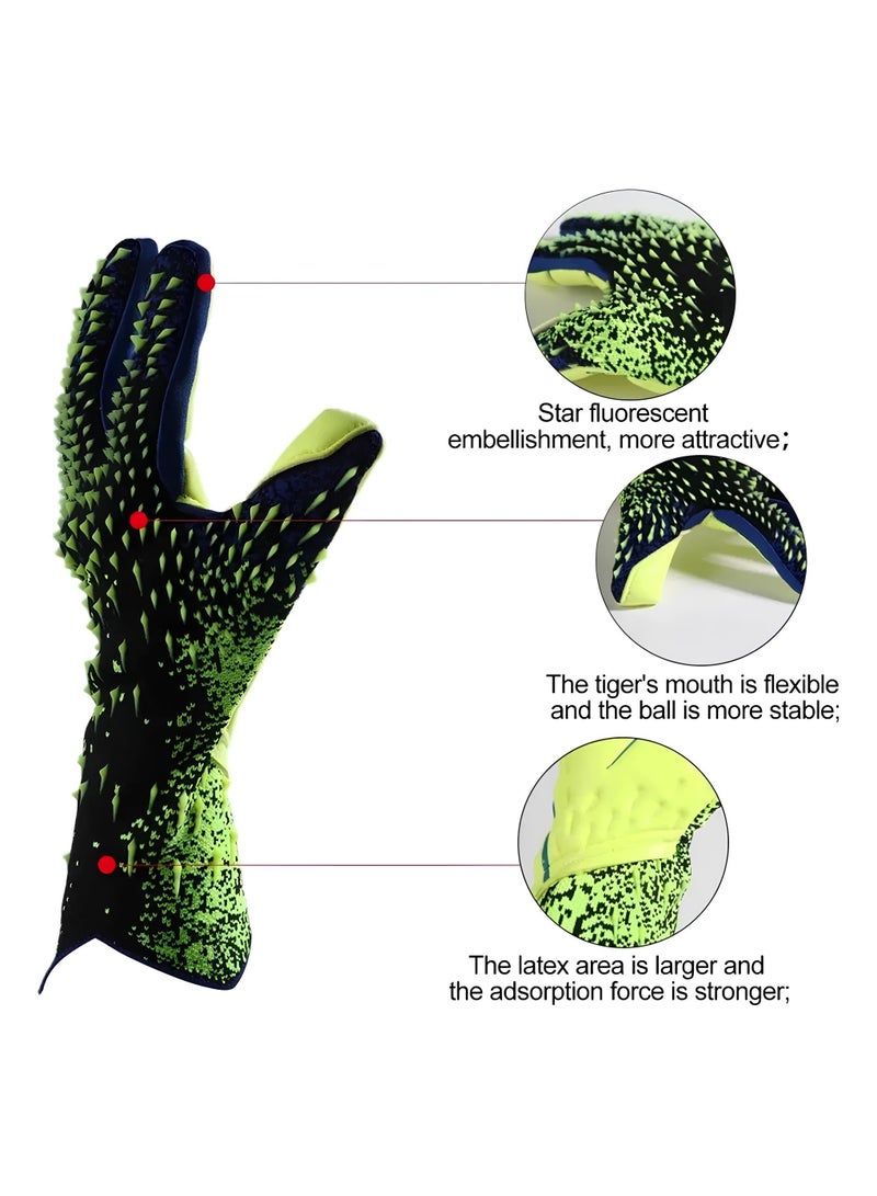 عام قفازات حارس المرمى للأطفال قفازات حارس المرمى للأطفال مع مقاومة للاهتراء المضادة للانزلاق وحماية المعصم وظيفة ، وتوفير حماية ممتازة - Image 2