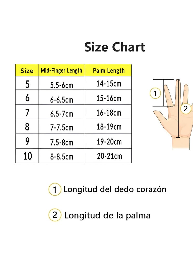 عام قفازات حارس المرمى للأطفال قفازات حارس المرمى للأطفال مع مقاومة للاهتراء المضادة للانزلاق وحماية المعصم وظيفة ، وتوفير حماية ممتازة - Image 5