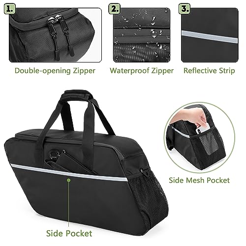 HODRANT Motorcycle Saddlebag Cooler, Leakproof Side Bag Liner Compatible With Harley Davidson 1993-2022 Touring Hard Saddlebag, Waterproof Insert Organizer, 1 Bag - Image 5