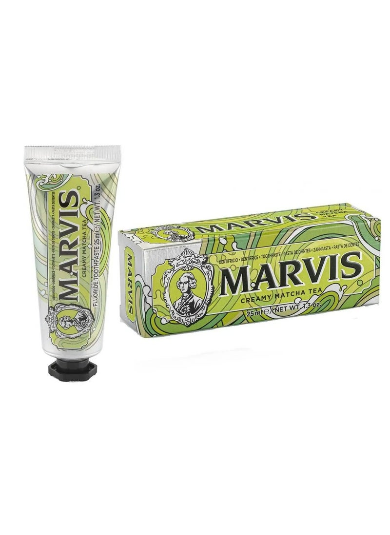 Marvis Toothpaste 25 ml Creamy Matcha Green Tea