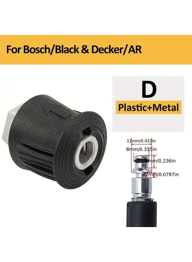 Karcher K Series Quick Release Adapter M22 14mm Female Metal Pressure Washer Gun Hose Converter Model E - Image 5