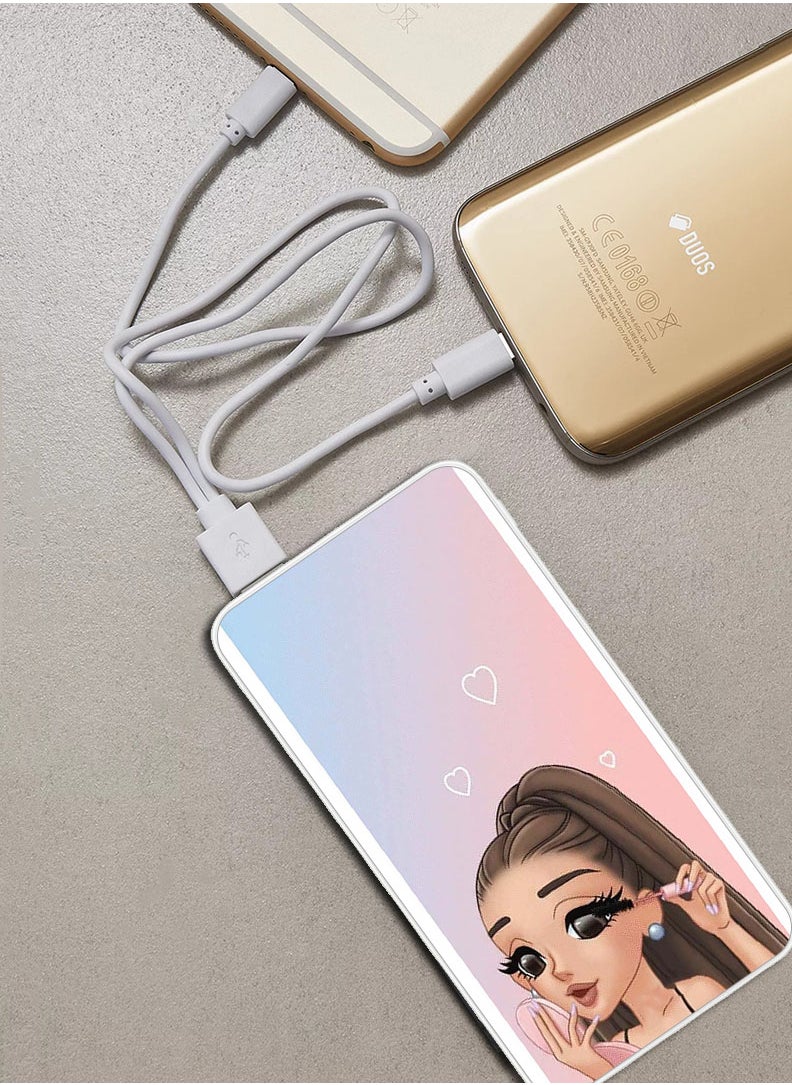 Theodor - 10,000 mAh Super Fast Charging Ultra Compact Power Bank with Quick Charge & Power Delivery, Portable Charger For iPhone and Android Putting Makeup - Image 1