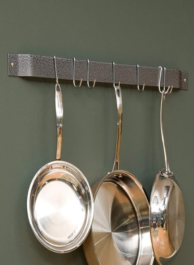 Rogar The Gourmet Bar Pot Rack Size-Color - Medium 30 inches - Black - Image 2