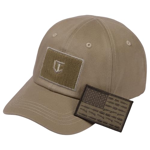 VisionTac Tactical Hat with Flag Patch Camo Military Army Hats Adjustable Trucker Baseball Cap Soft Top for Shooting - Image 1