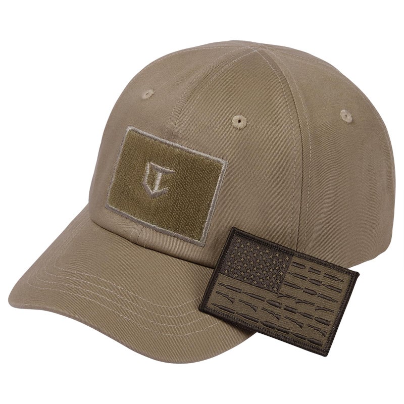 VisionTac Tactical Hat with Flag Patch Camo Military Army Hats Adjustable Trucker Baseball Cap Soft Top for Shooting - Image 2