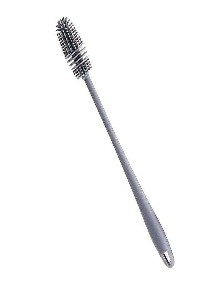 A4SHOP Silicone Long Handle Flexible Bottle Brush - Durable Cleaner for Washing Water Bottles, Narrow Neck Containers, Hydro Flask, Sports Bottles, Vases and Glassware - Image 1