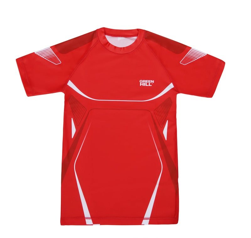 GREEN HILL Sublimated Rash Guard 2023 - Red - M - Image 3