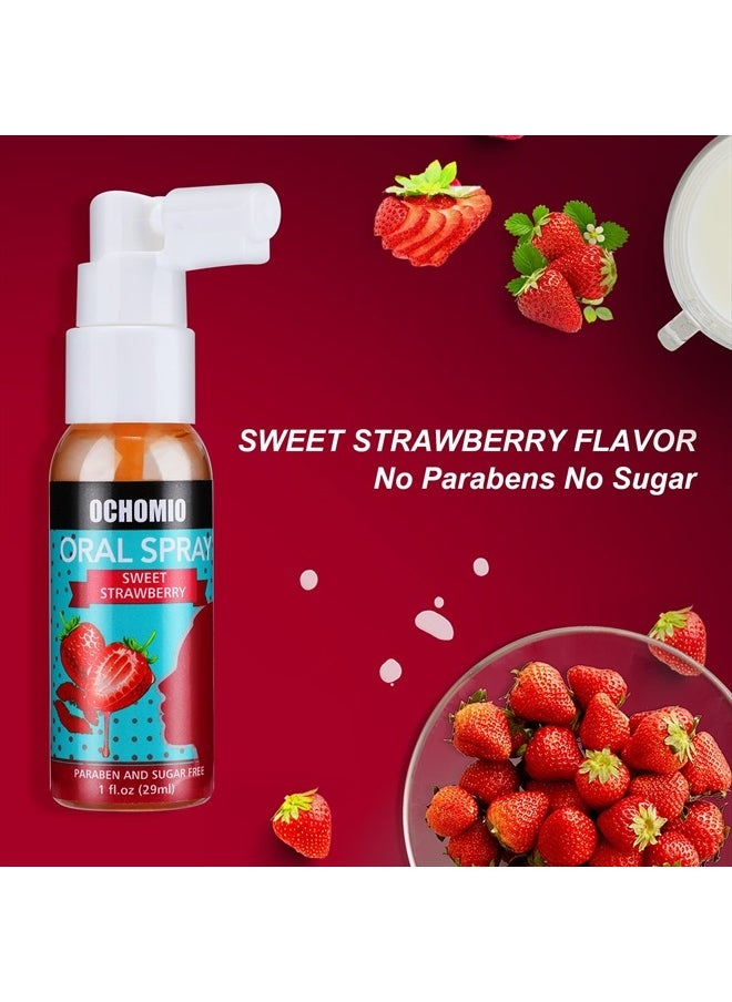 Ochomio - Deep Throat Spray Strawberry Flavored for deep Throating Women Men - Image 1