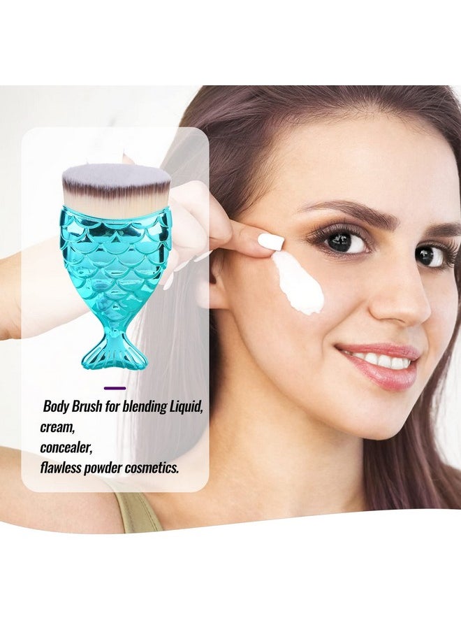UNIMEIX Sunscreen Brush For Face Kabuki Brush Sunscreen Applicator For Kids Foundation Makeup Brushes For Liquid Foundation Powder Cream Contour Buffing Stippling Blending  - Image 5