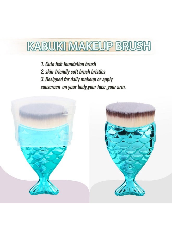 UNIMEIX Sunscreen Brush For Face Kabuki Brush Sunscreen Applicator For Kids Foundation Makeup Brushes For Liquid Foundation Powder Cream Contour Buffing Stippling Blending  - Image 4