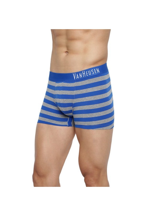 فان هيوزن سراويل داخلية رجالية من القطن بألوان جديدة من Van Heusen - مخططة - 10055 - Cys-08 - XL (أزرق)  - Image 3