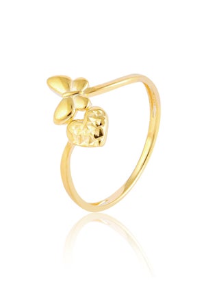 18kt Gold Heart Ring with Engraving - pzsku/ZDA689D16202CE20968B3Z/45/_/1706771170/5b8b5717-9a90-496d-a3a7-cef7e36266cd