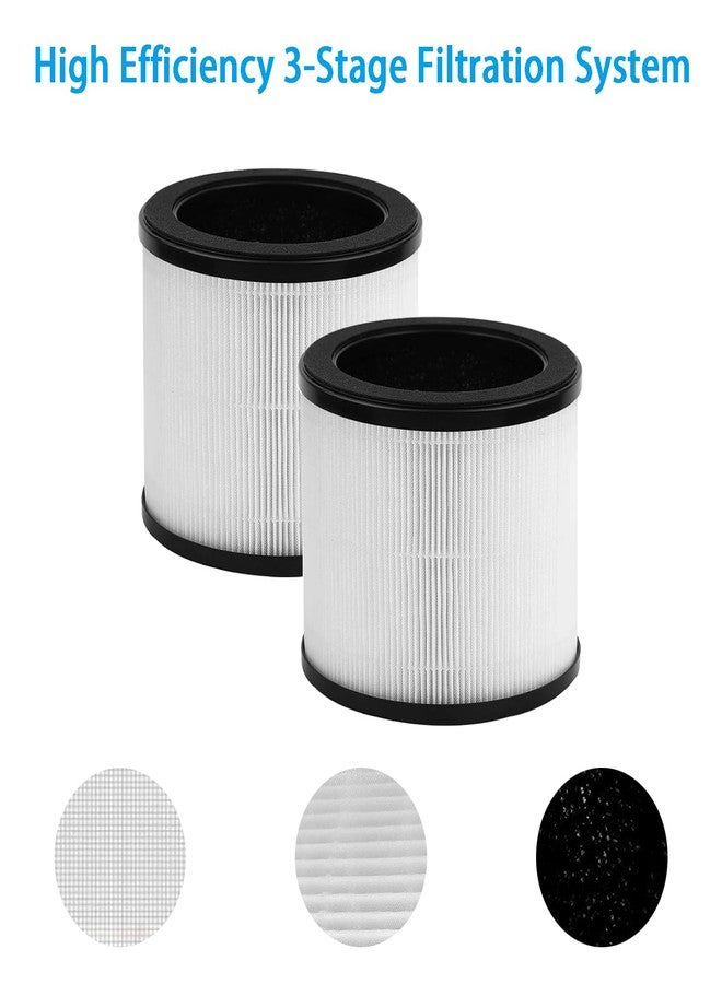 HALIEVE 360° Air Purifier Filter for Bionaire BAPF361 - HAPF360 Type J Replacement Filter Compatible with Holmes HAP360W, 2 Pack - Image 3