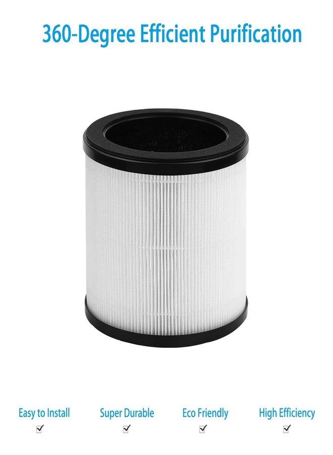HALIEVE 360° Air Purifier Filter for Bionaire BAPF361 - HAPF360 Type J Replacement Filter Compatible with Holmes HAP360W, 2 Pack - Image 4