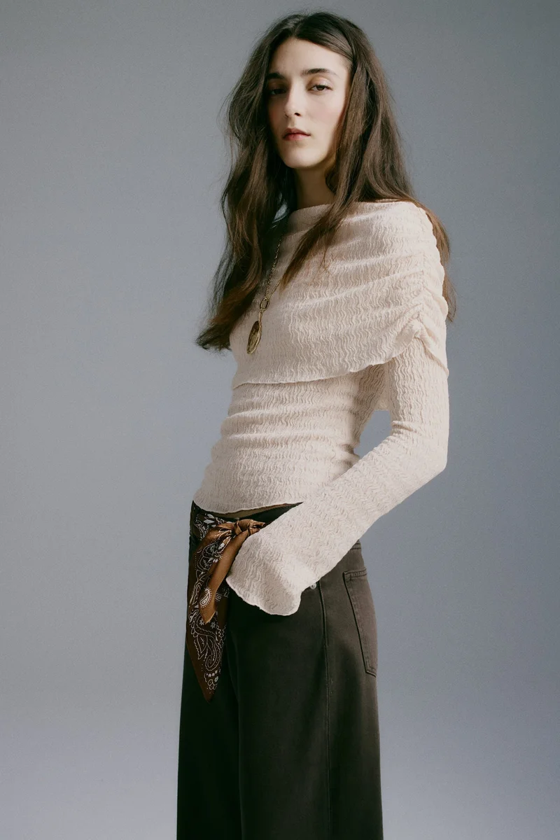 H&M Layered jersey top