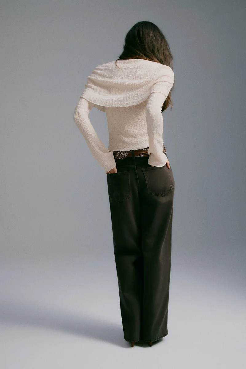 H&M Layered jersey top