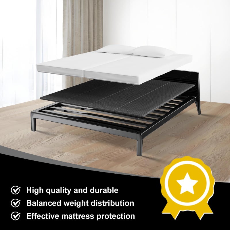 Imperius Breathable, Noise Minimizing, Moisture Resistant Bunkieboards,Low Profile Bed Support,Large Double Bed 10mm Bunkie Board, Folding Spring Box, Light and Thin,King Size 76x80'' - Image 4