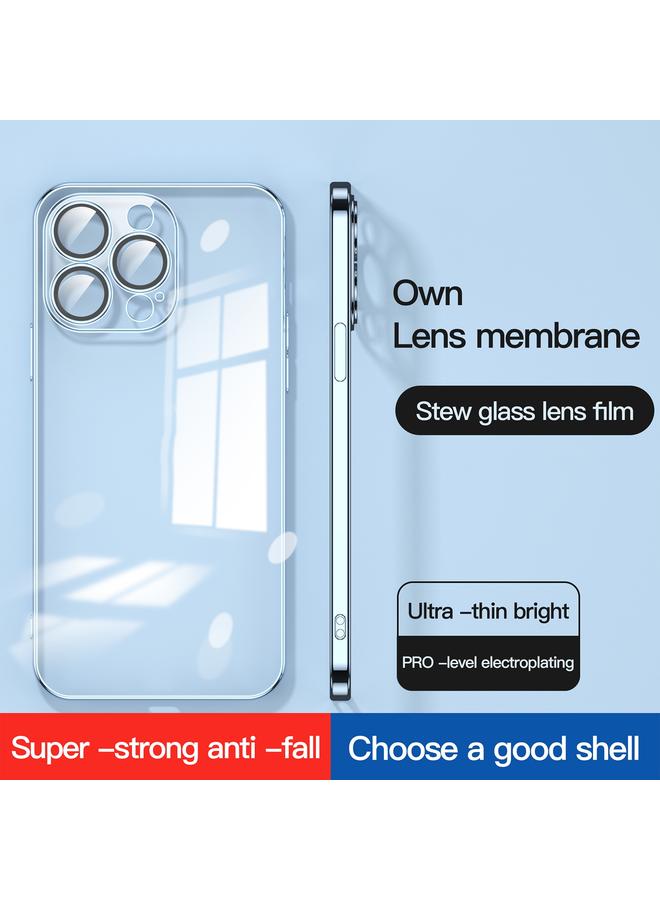 Zaboon Case For iPhone 13 Dustproof Glass Lens Protection Electroplating Phone Case - Image 2