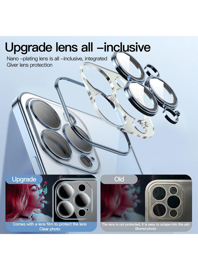 Zaboon Case For iPhone 13 Dustproof Glass Lens Protection Electroplating Phone Case - Image 3