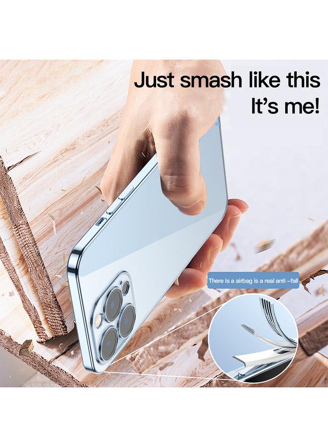 Zaboon Case For iPhone 13 Dustproof Glass Lens Protection Electroplating Phone Case - Image 4