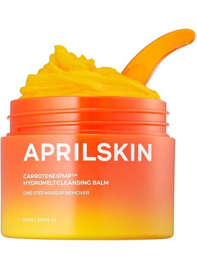 Carrotene IPMP Hydromelt Cleansing Balm, 3.04 fl.oz, Noncomedogenic, Grapefruit Peel Oil, O-Cymen-5-Ol helps reduce blackheads & breakouts, for sensitive & oily skin, Korean Skincare