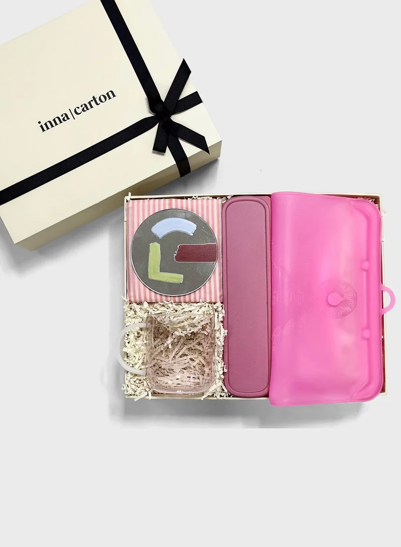 Inna Carton This Gift Carton Includes: Glass Mug  Soft Pink,