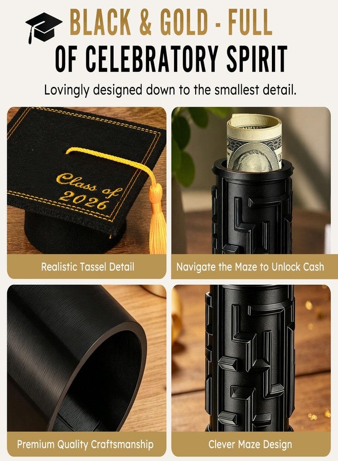 WenmthG 2026 Graduation Money Puzzle Box for Cash Gift - Grad Money Gift for Women Men Teens Adults - Surprise Mystery Gifts Box - Creative Gifts for Graduation Party Classroom - Fun Way to Give Cash - Image 5