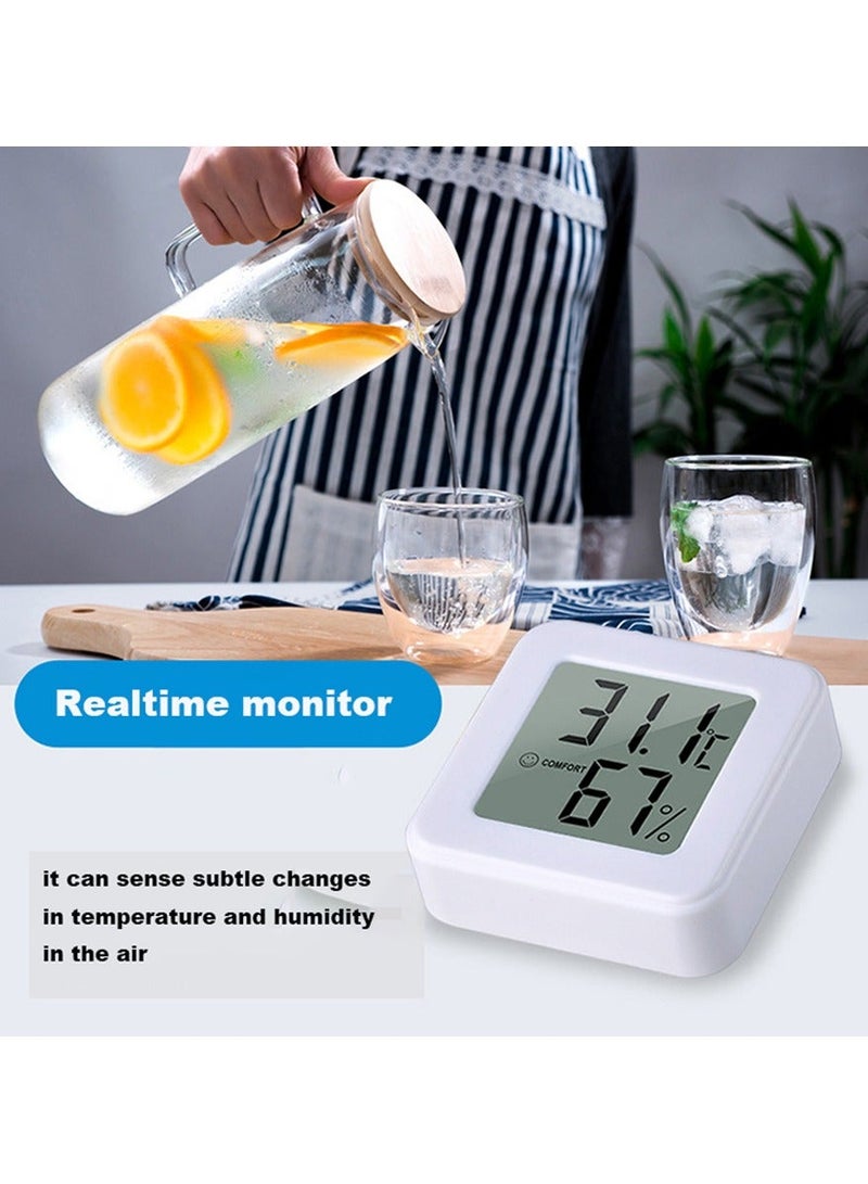 UanTii Mini LCD Digital Thermometer Hygrometer Indoor Room Temperature Humidity Meter Sensor - Image 5