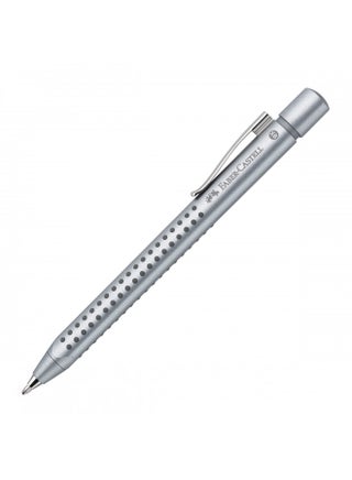 Faber-Castell Grip 2011 Medium Tip Ballpoint Pen - Silver - pzsku/ZDA68DEE45259FE9AB9F0Z/45/_/1731078077/46bb1daa-2bcb-4603-a069-3d153e803da7