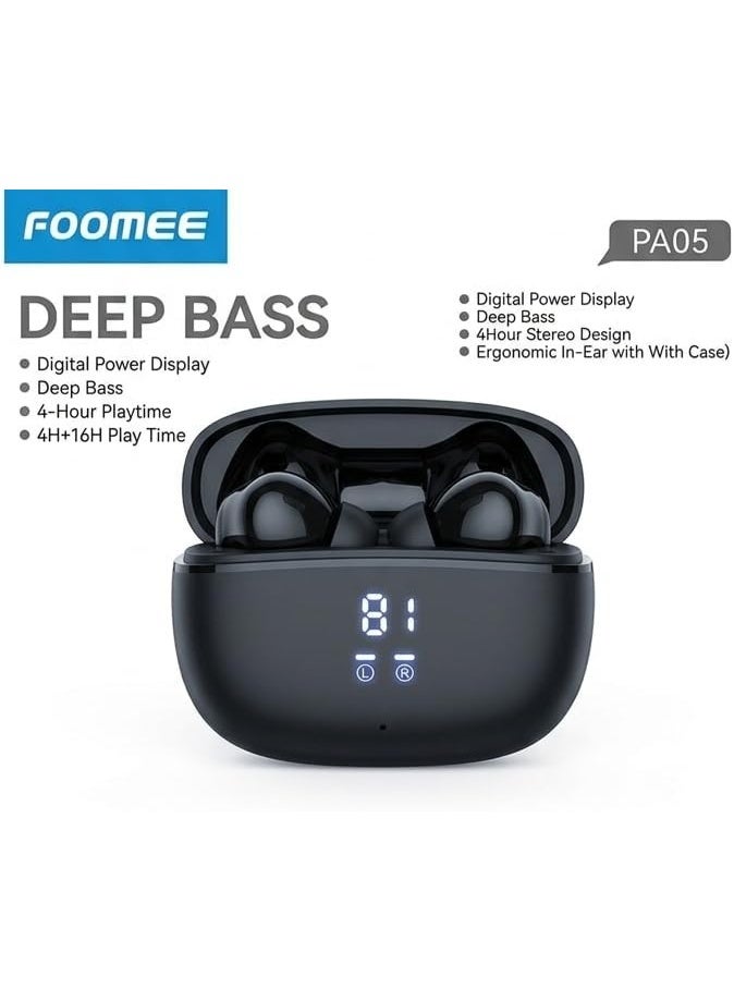 فو ميالتكنولوجيا المحدودة فومي - سماعات أذن - منفذ USB-C - PA05 - أسود - Image 3