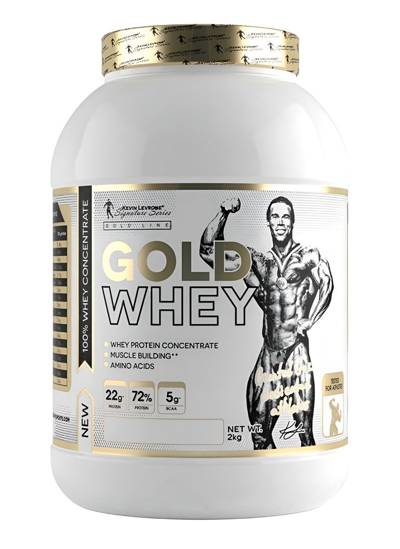 KEVIN LEVRONE Kevin Levrone, Gold Whey Protein, 2Kg, Cookies With Cream, 66 Servings 