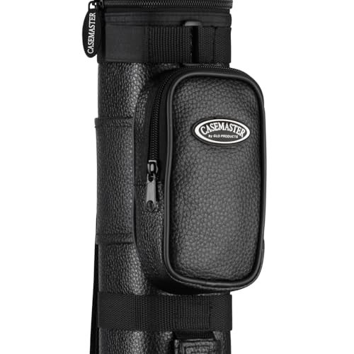 Casemaster by GLD Products Q-Vault Classic Billiard/Pool Cue Hard Case, Holds 2 Complete 2-Piece Cues (2 Butt/2 Shaft) , Black - Image 4