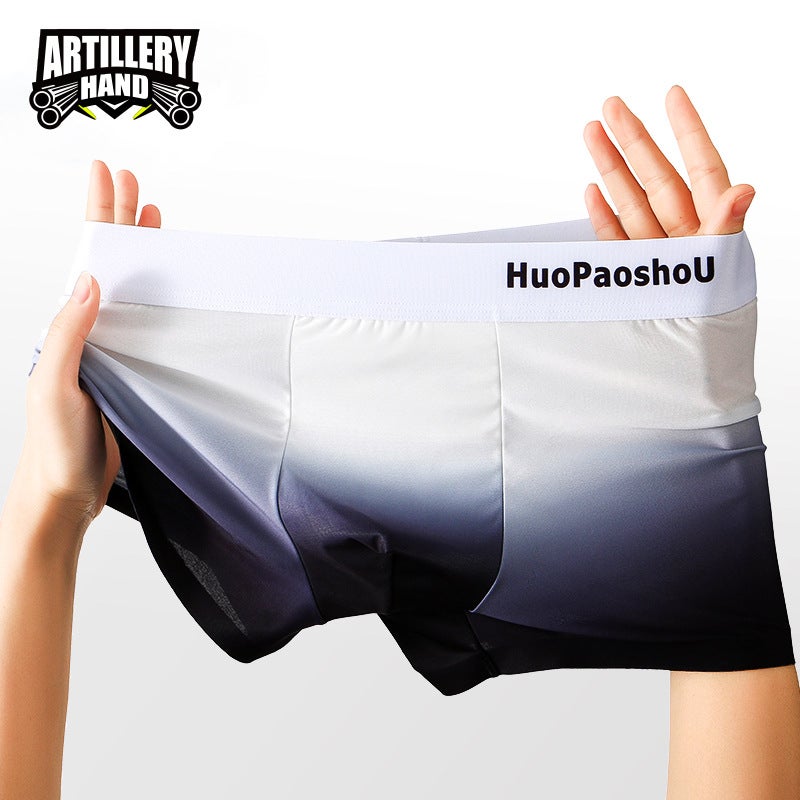 Artillery Hand Gradient Printing Men'S Boxers Men'S Underwear Men'S Boxers Week Pants Slim Breathable A Generation Of Hair - Image 2
